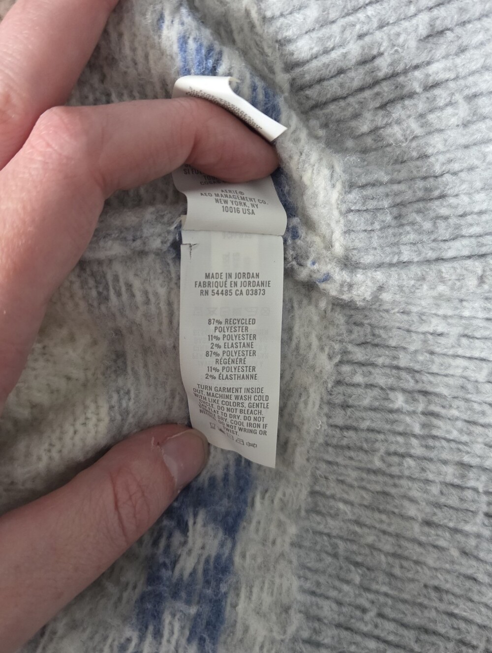 Aerie unREAL Fairisle Cardigan - Picture 9 of 9